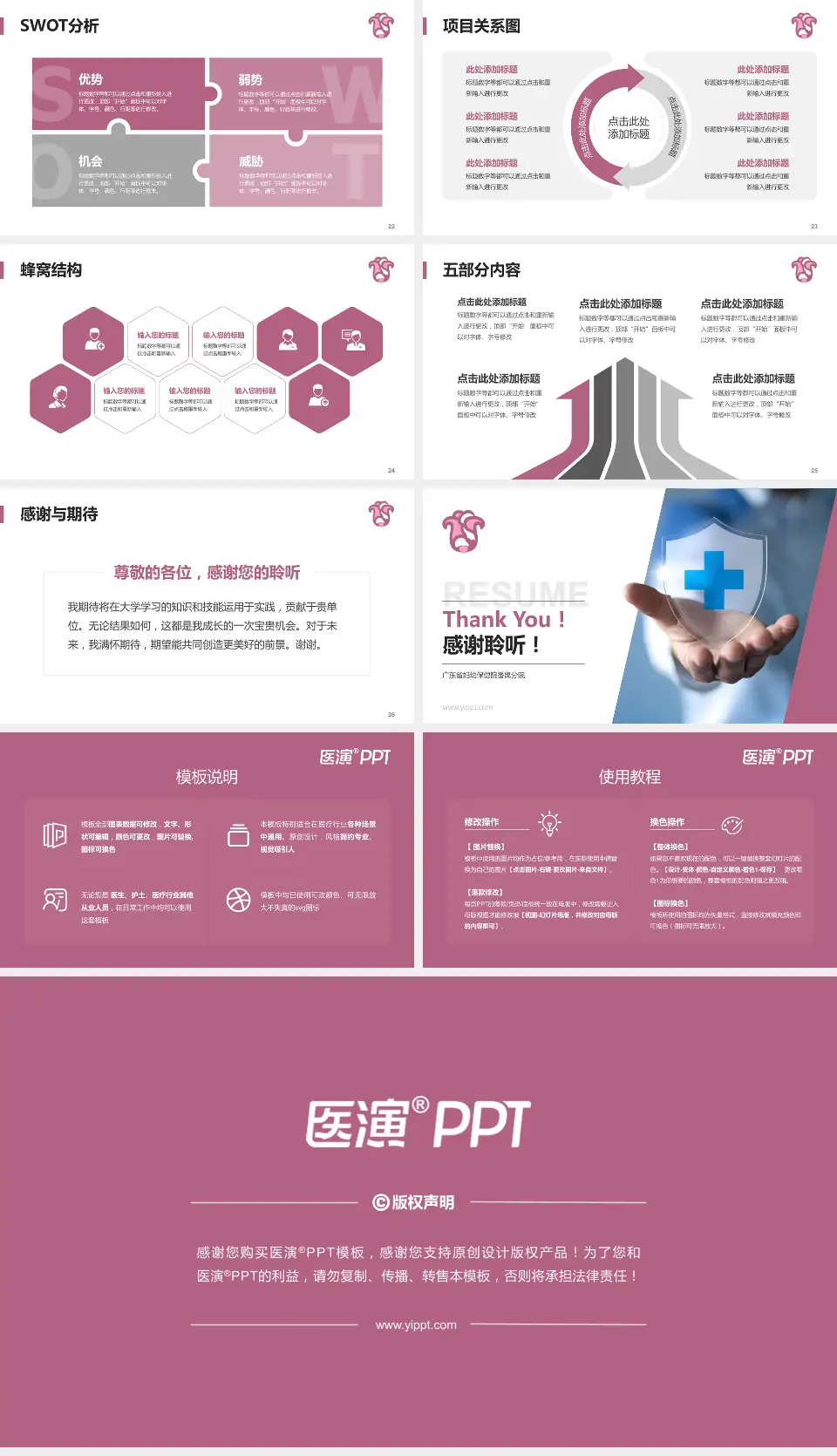 广东省妇幼保健院番禺分院个人求职应聘简历PPT模板16:9格式幻灯片预览图4