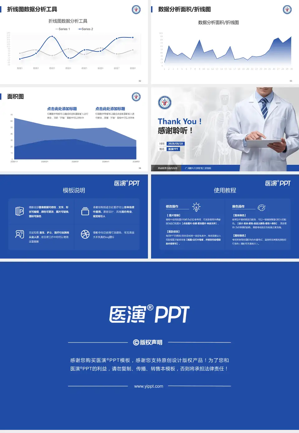 广州医科大学附属口腔医院患者教育与指导PPT模板16:9格式幻灯片预览图7