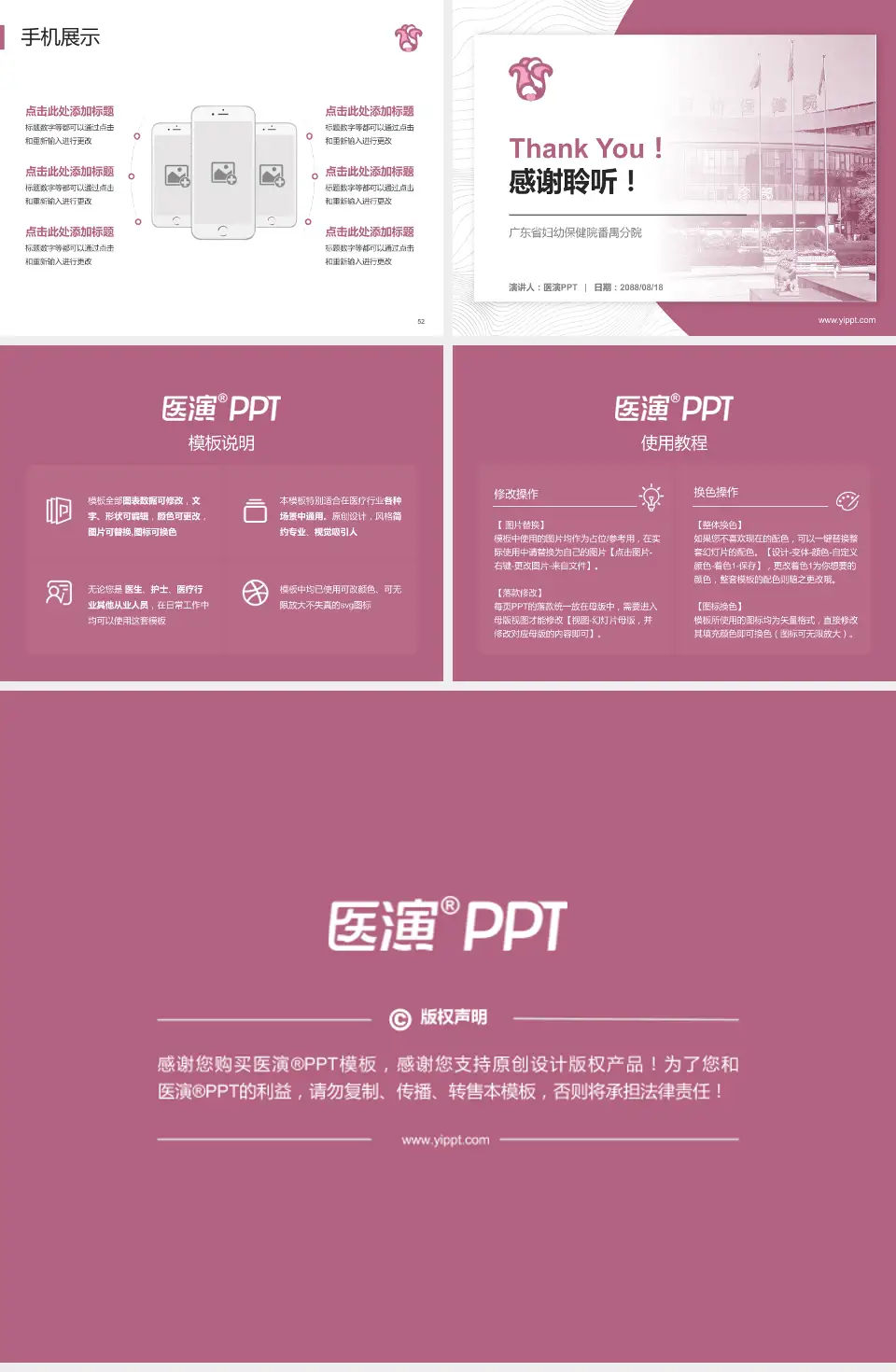 广东省妇幼保健院番禺分院医院管理报告PPT模板4:3格式幻灯片预览图7