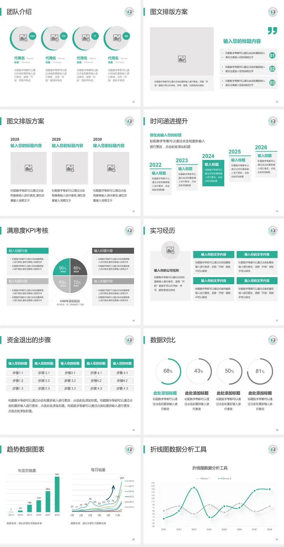 广州医科大学附属第三医院培训与教育PPT模板4:3格式幻灯片预览图3