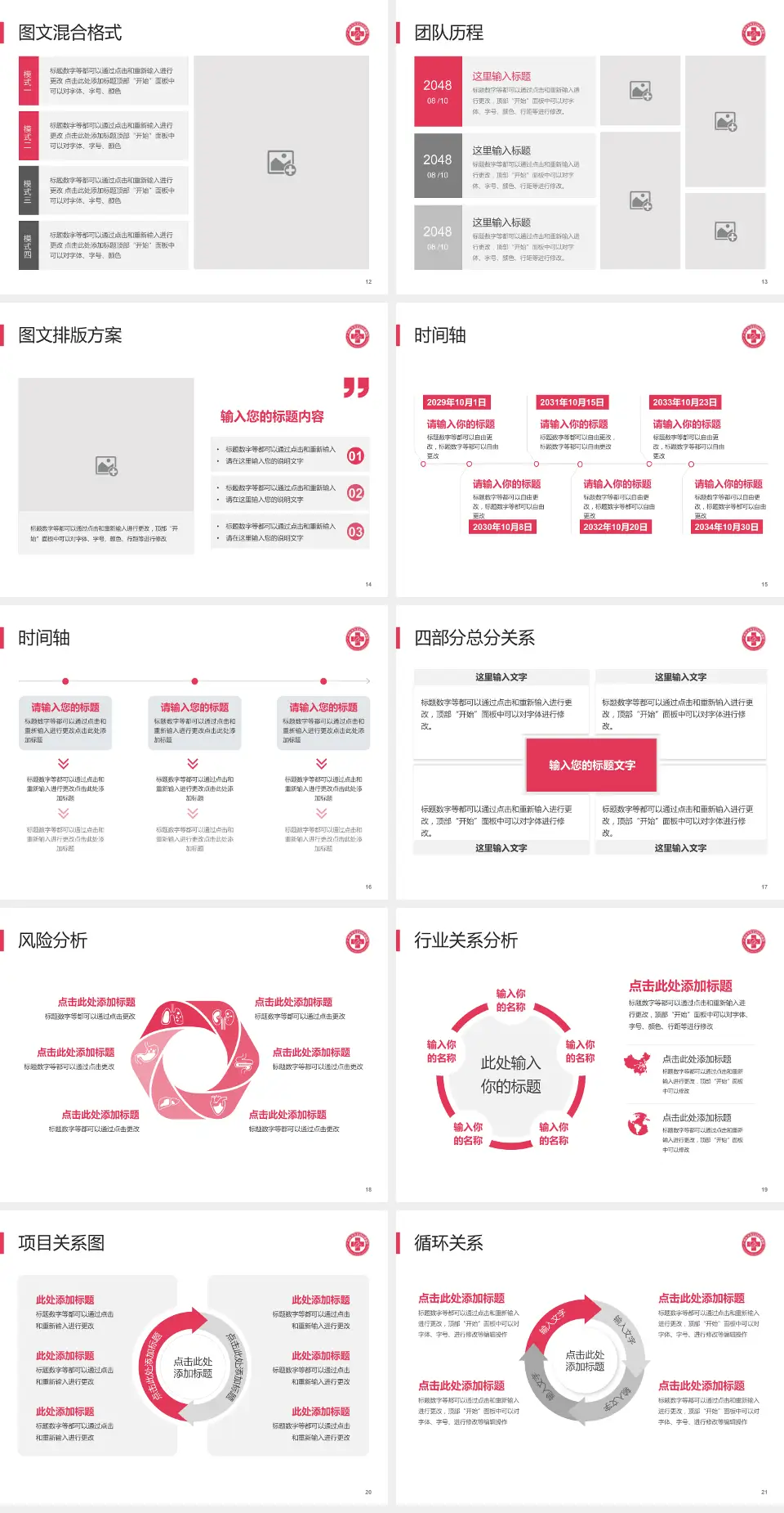 广州市天河区妇幼保健院项目申请与汇报PPT模板4:3格式幻灯片预览图3