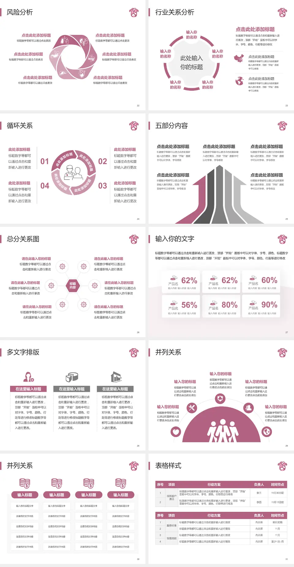 广东省妇幼保健院番禺分院科室介绍与推广PPT模板4:3格式幻灯片预览图4