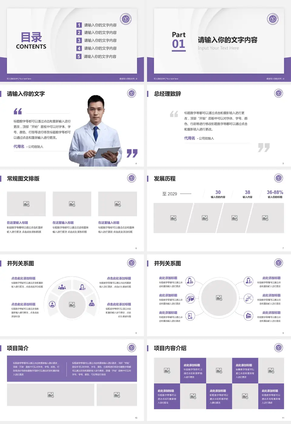 广东药科大学广州复星禅诚医院医院管理报告PPT模板16:9格式幻灯片预览图2