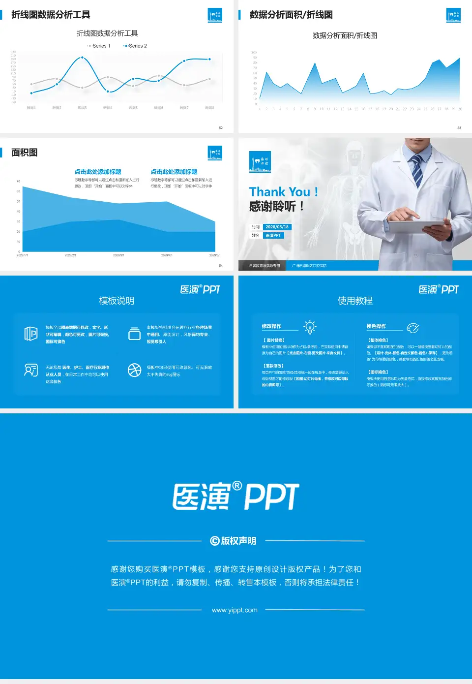 广州市海珠区口腔医院患者教育与指导PPT模板16:9格式幻灯片预览图7