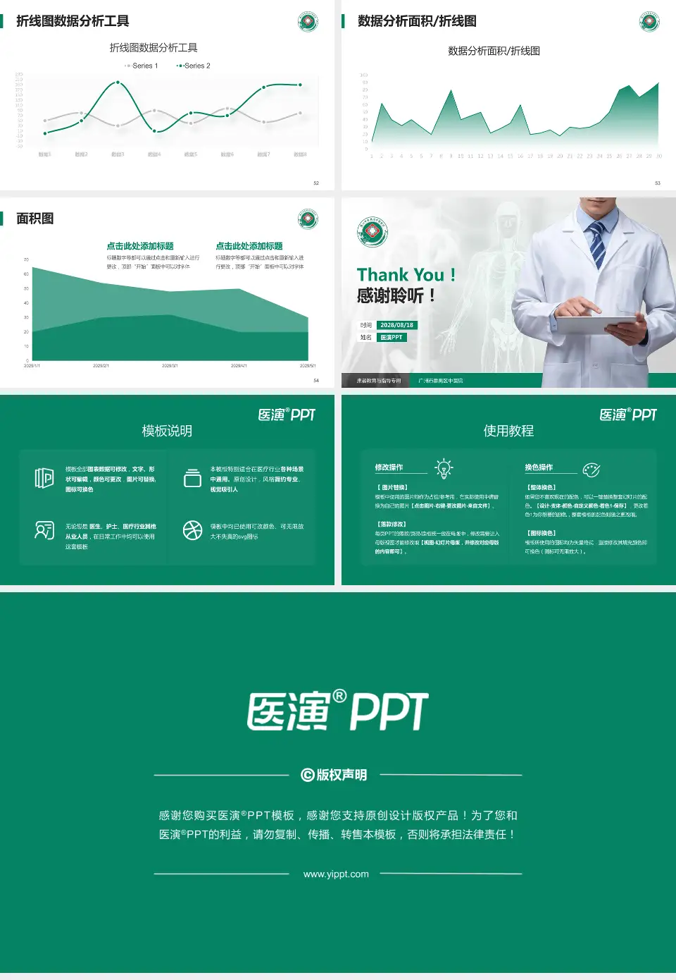 广州市番禺区中医院患者教育与指导PPT模板16:9格式幻灯片预览图7