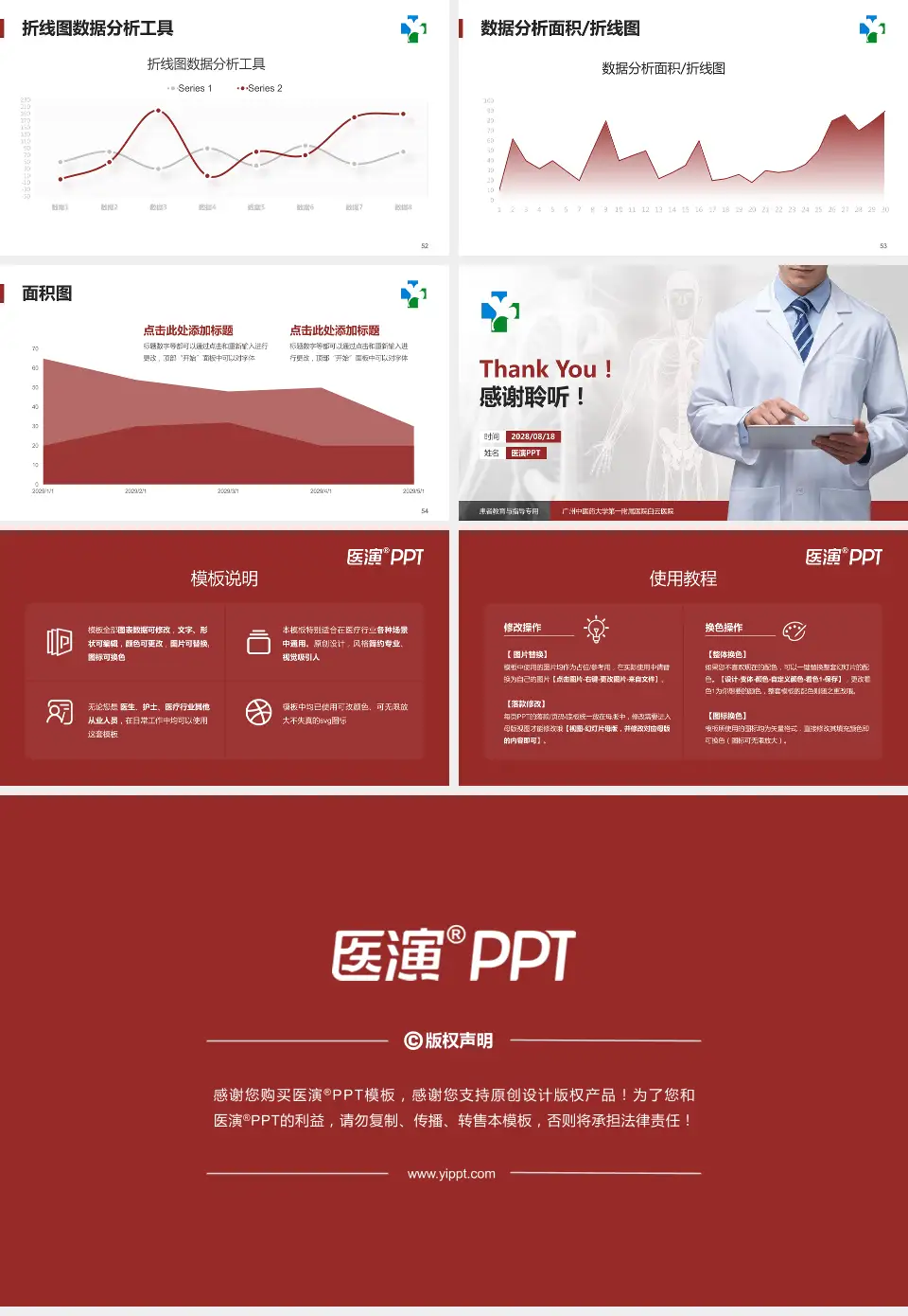 广州中医药大学第一附属医院白云医院患者教育与指导PPT模板16:9格式幻灯片预览图7