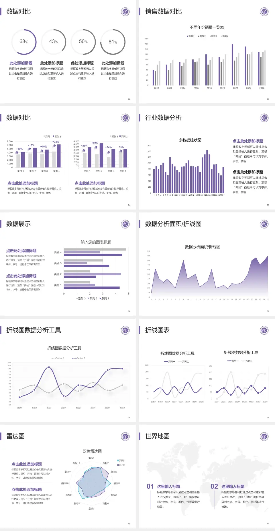 广东药科大学广州复星禅诚医院会议与研讨会PPT模板4:3格式幻灯片预览图5