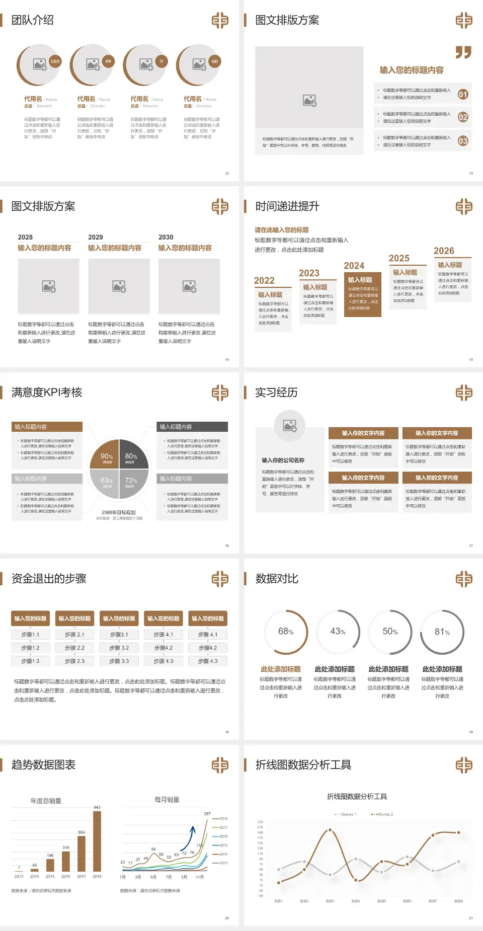 广州市中西医结合医院培训与教育PPT模板4:3格式幻灯片预览图3