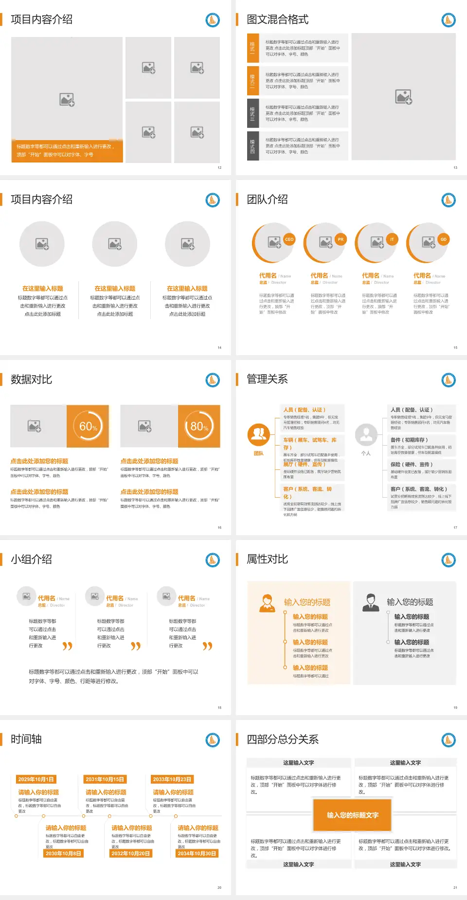 广州医科大学附属第二医院科室介绍与推广PPT模板4:3格式幻灯片预览图3
