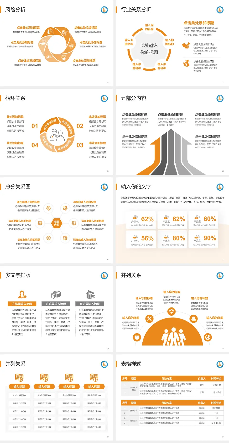 广州医科大学附属第二医院科室介绍与推广PPT模板4:3格式幻灯片预览图4