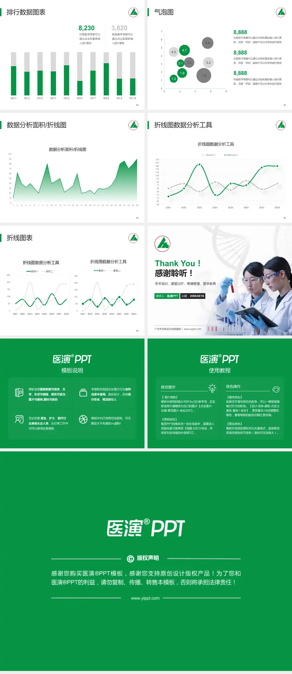 广州市海珠区妇幼保健院科研成果展示PPT模板4:3格式幻灯片预览图6