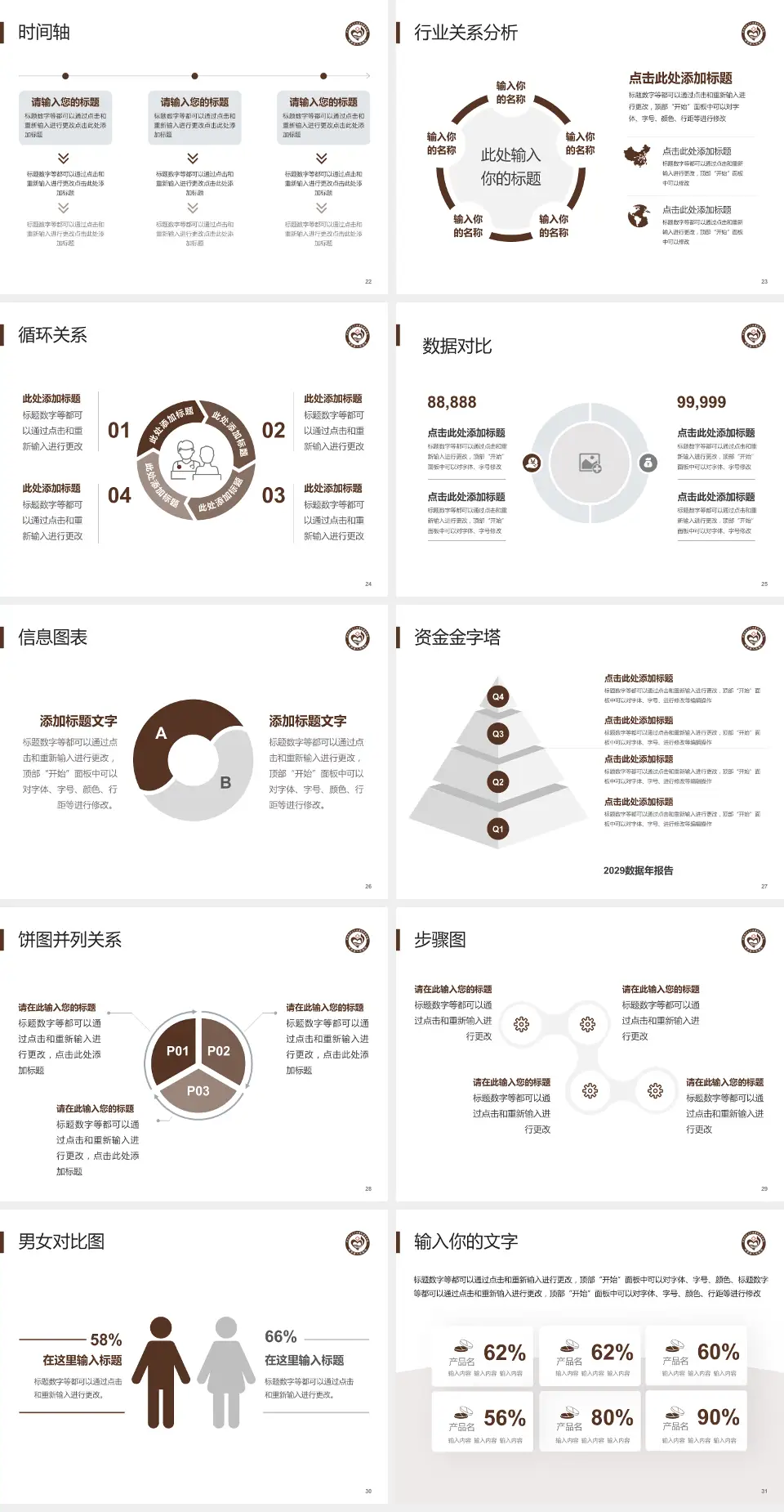 博罗县人民医院医院管理报告PPT模板4:3格式幻灯片预览图4