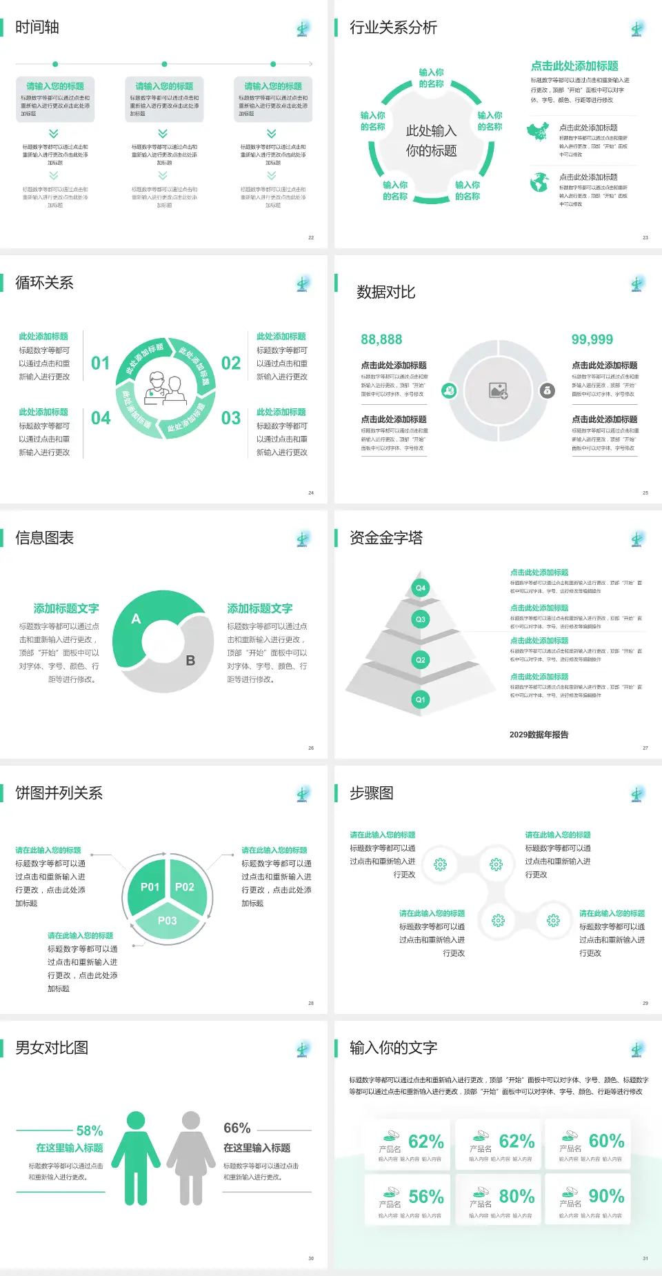 广州市从化区中医医院医院管理报告PPT模板4:3格式幻灯片预览图4