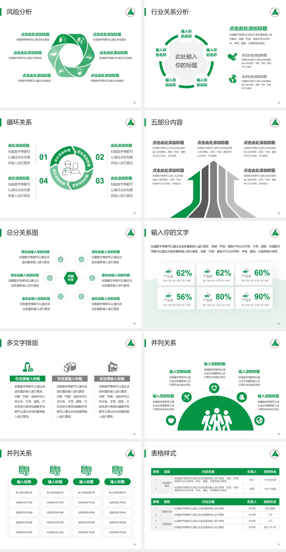 广州市海珠区妇幼保健院科室介绍与推广PPT模板4:3格式幻灯片预览图4