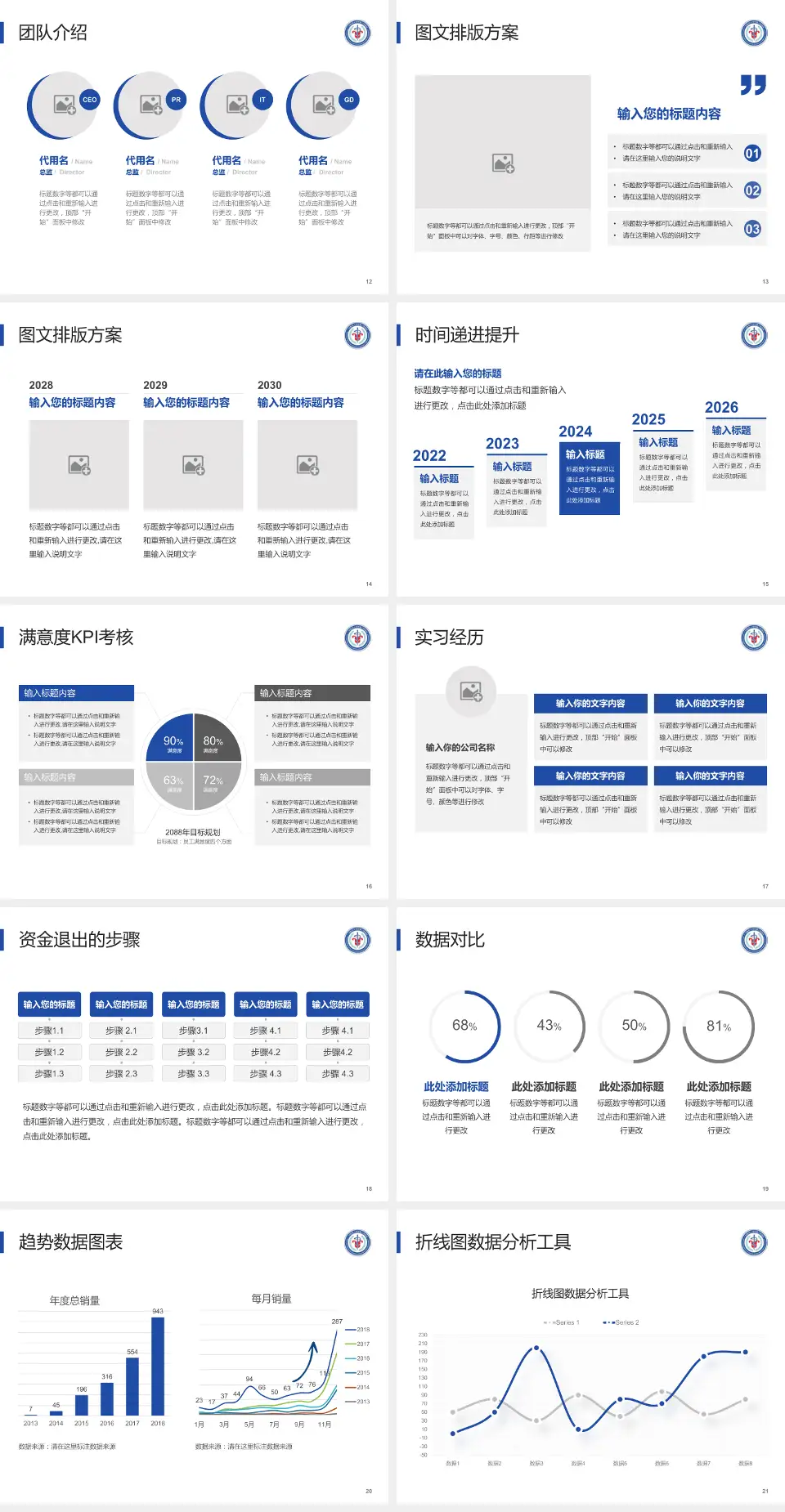 广州医科大学附属口腔医院培训与教育PPT模板4:3格式幻灯片预览图3