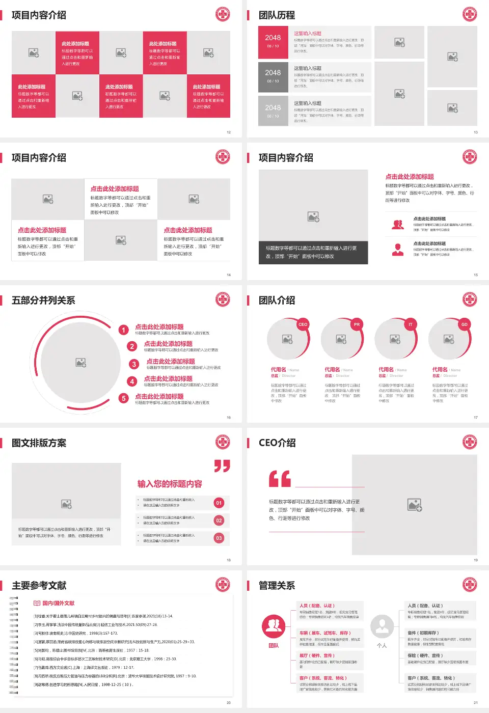 广州市天河区妇幼保健院医疗行业比赛专用PPT模板16:9格式幻灯片预览图3