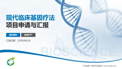 广东省第一荣军优抚医院项目申请与汇报PPT模板