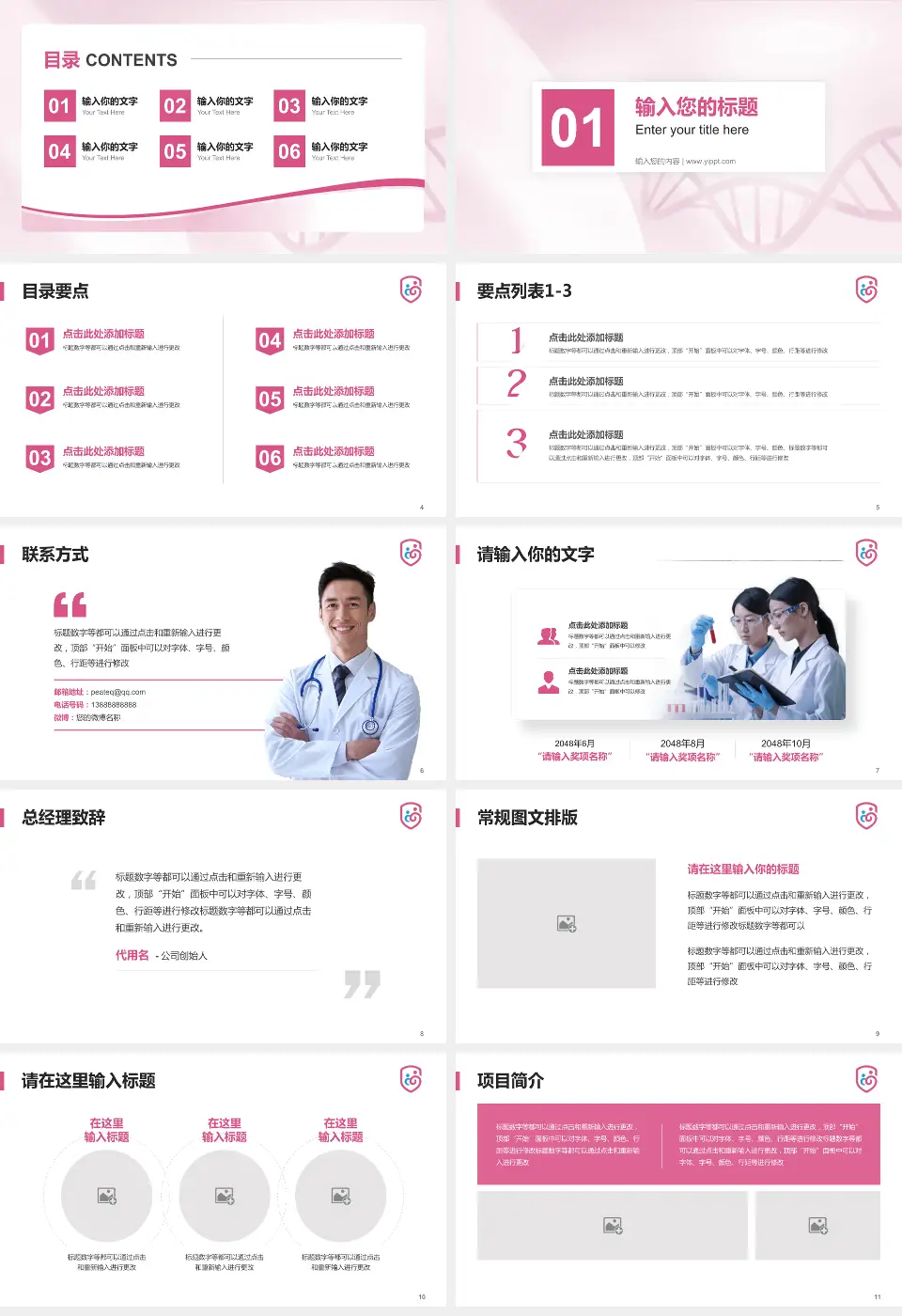 广州市番禺区何贤纪念医院项目申请与汇报PPT模板16:9格式幻灯片预览图2