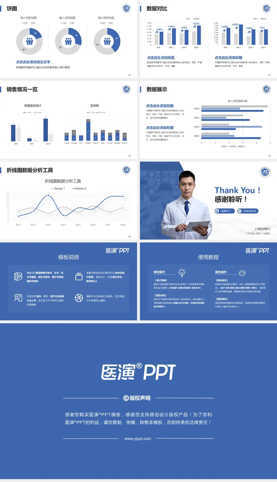 广州市南沙区第一人民医院病例分享与讨论PPT模板16:9格式幻灯片预览图4