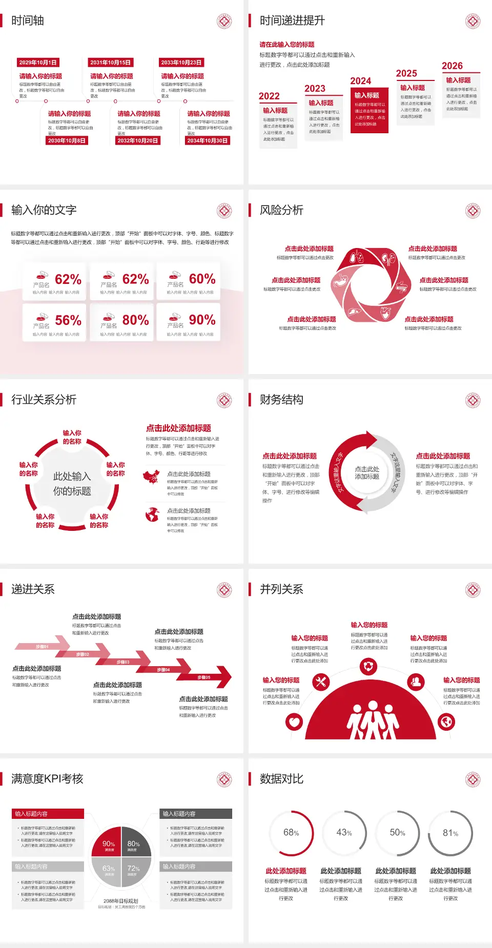 广东工业大学医院病例分享与讨论PPT模板4:3格式幻灯片预览图3