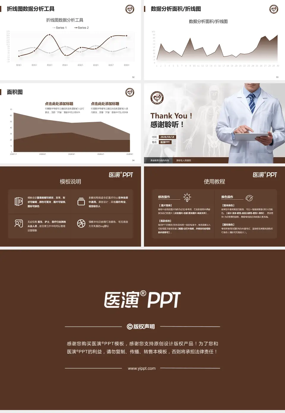 博罗县人民医院患者教育与指导PPT模板16:9格式幻灯片预览图7