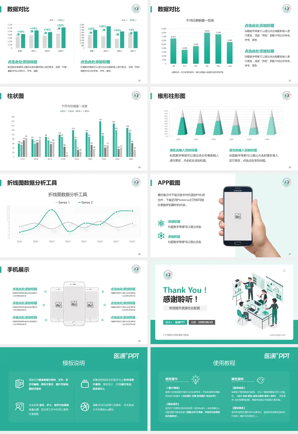 广州医科大学附属第三医院财务与预算报告PPT模板16:9格式幻灯片预览图4