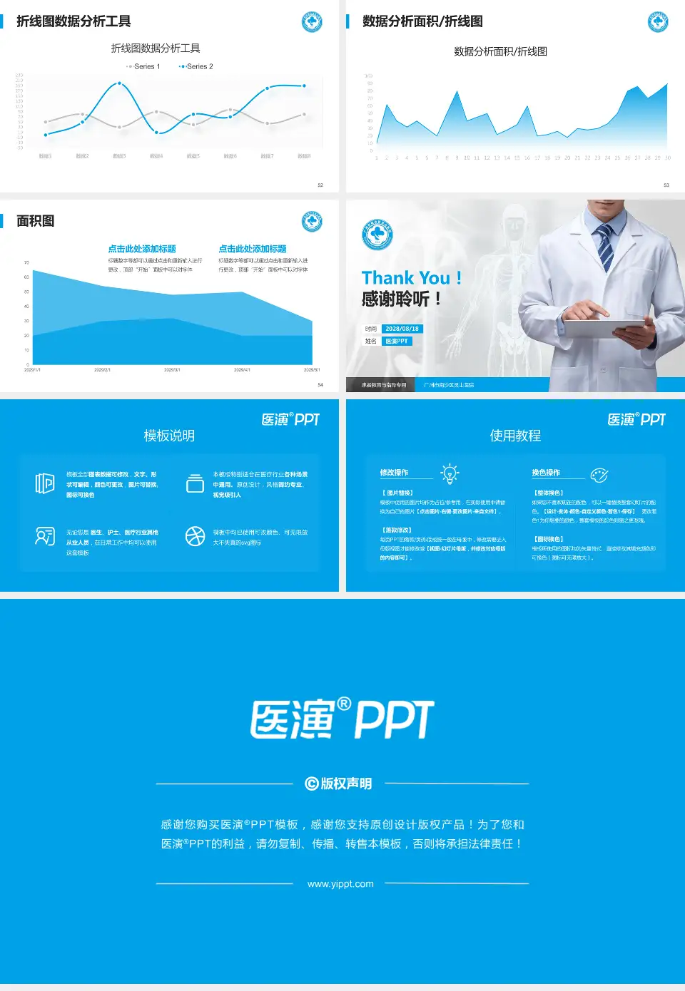 广州市南沙区灵山医院患者教育与指导PPT模板16:9格式幻灯片预览图7