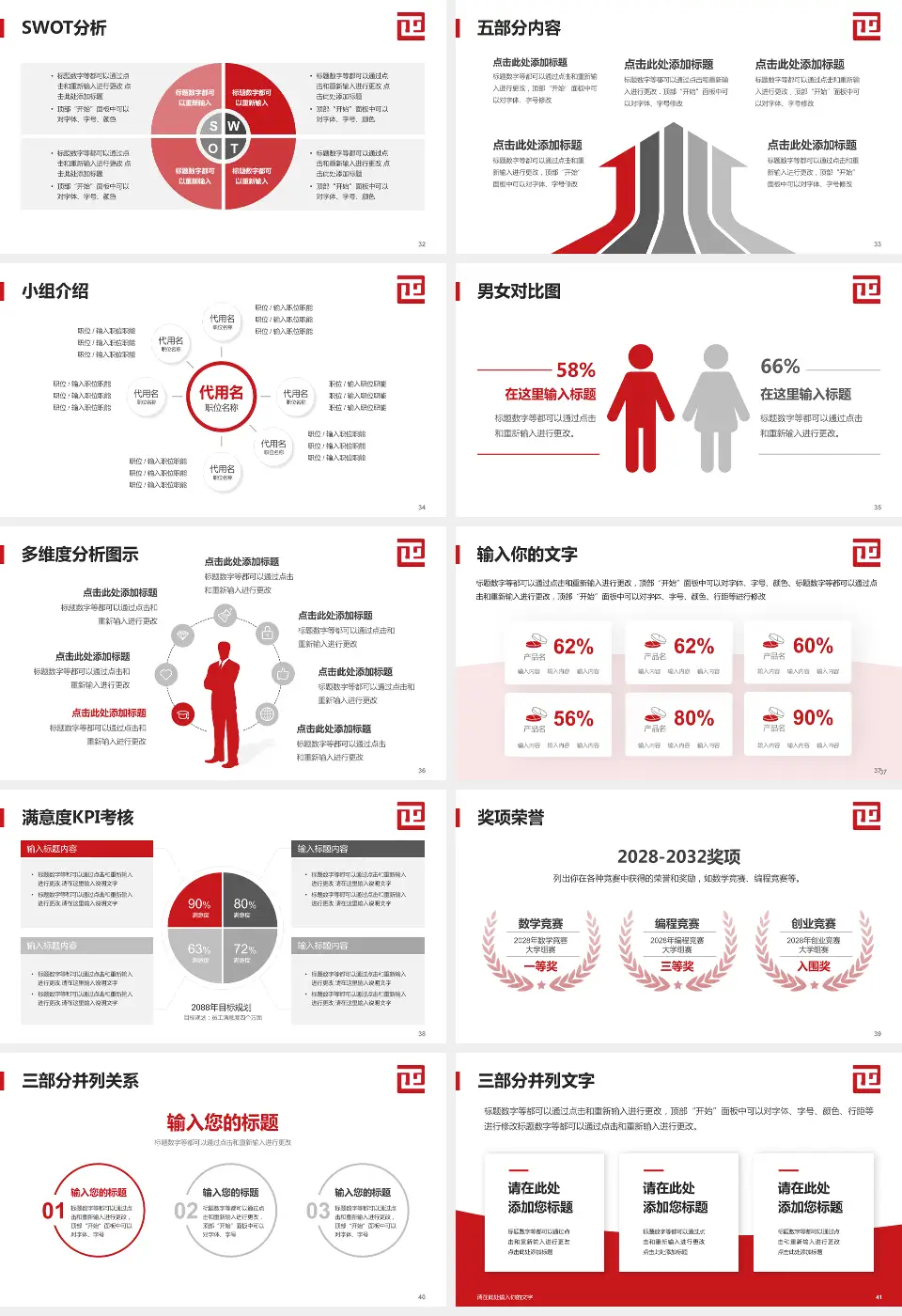 广州市正骨医院医疗行业比赛专用PPT模板16:9格式幻灯片预览图5