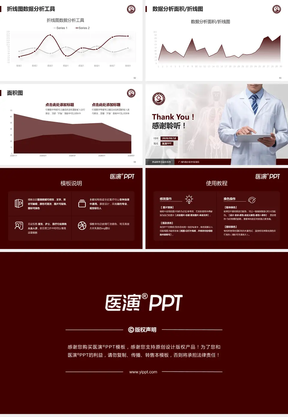 广州市南沙区中医医院患者教育与指导PPT模板16:9格式幻灯片预览图7