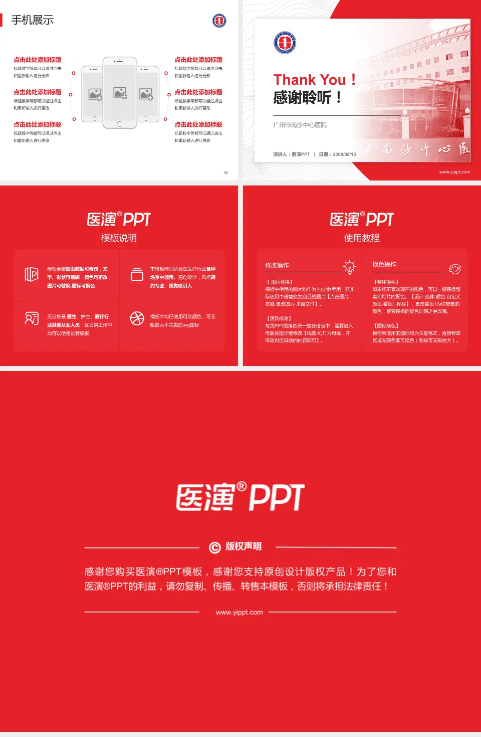 广州市南沙中心医院医院管理报告PPT模板4:3格式幻灯片预览图7