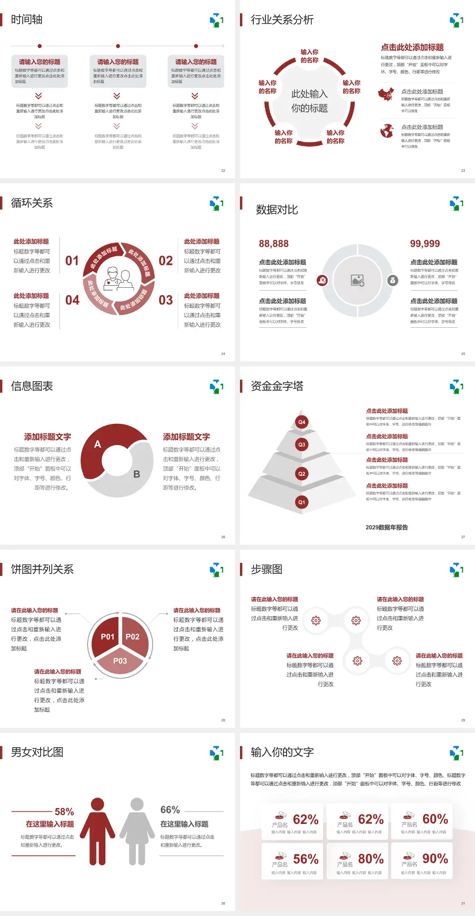 广州中医药大学第一附属医院白云医院医院管理报告PPT模板4:3格式幻灯片预览图4