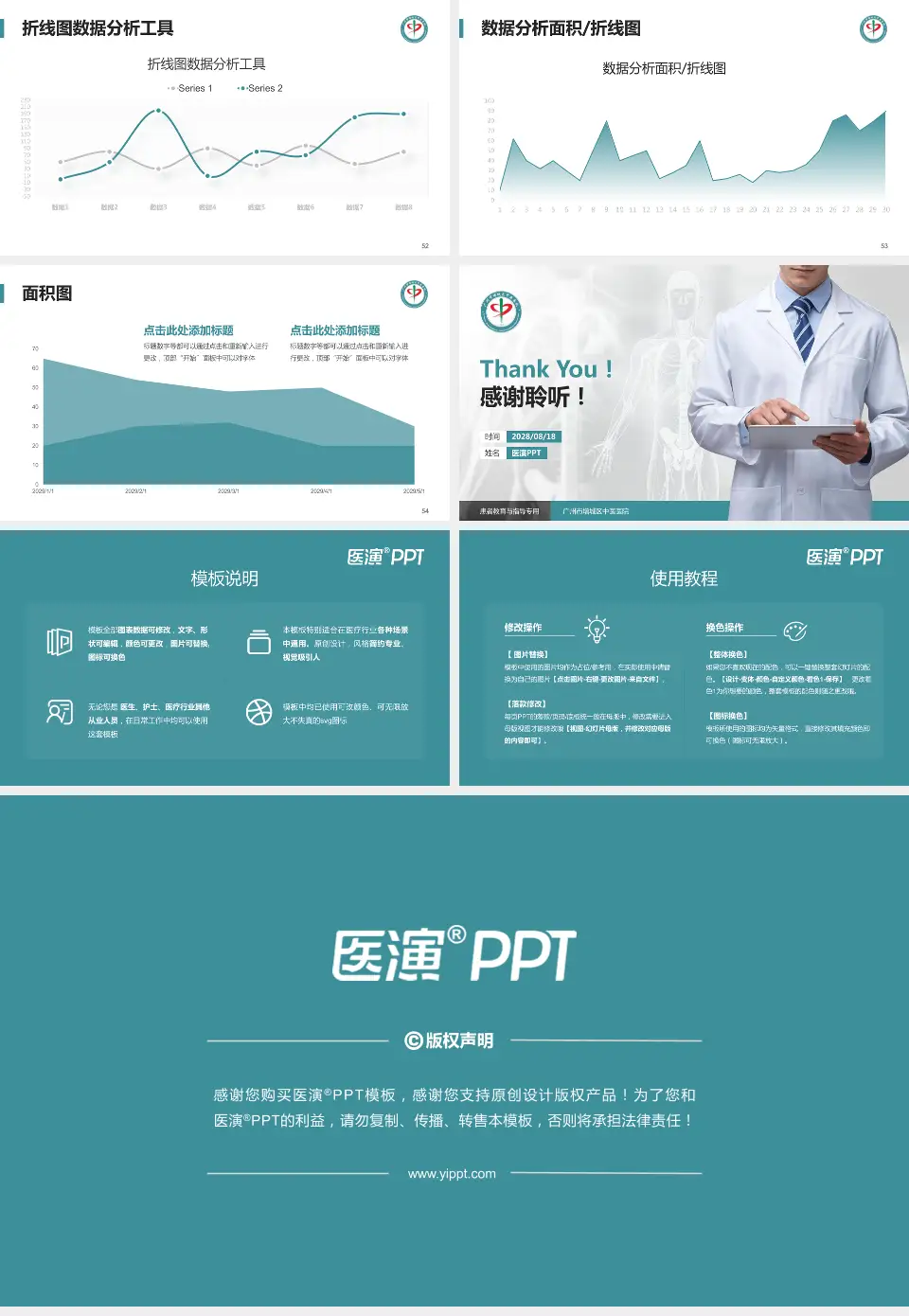 广州市增城区中医医院患者教育与指导PPT模板16:9格式幻灯片预览图7