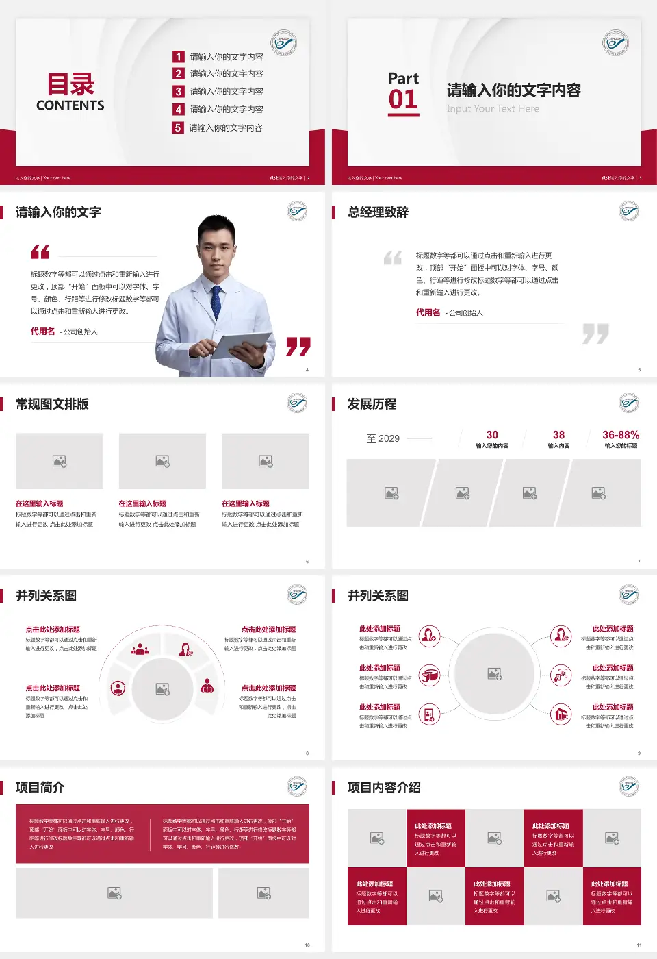 南方医科大学皮肤病医院医院管理报告PPT模板16:9格式幻灯片预览图2