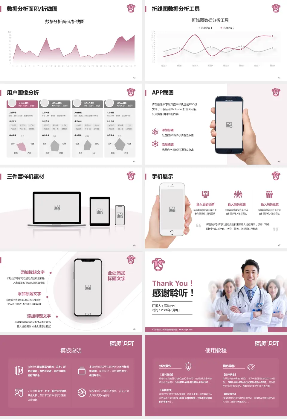 广东省妇幼保健院番禺分院科室介绍与推广PPT模板16:9格式幻灯片预览图6