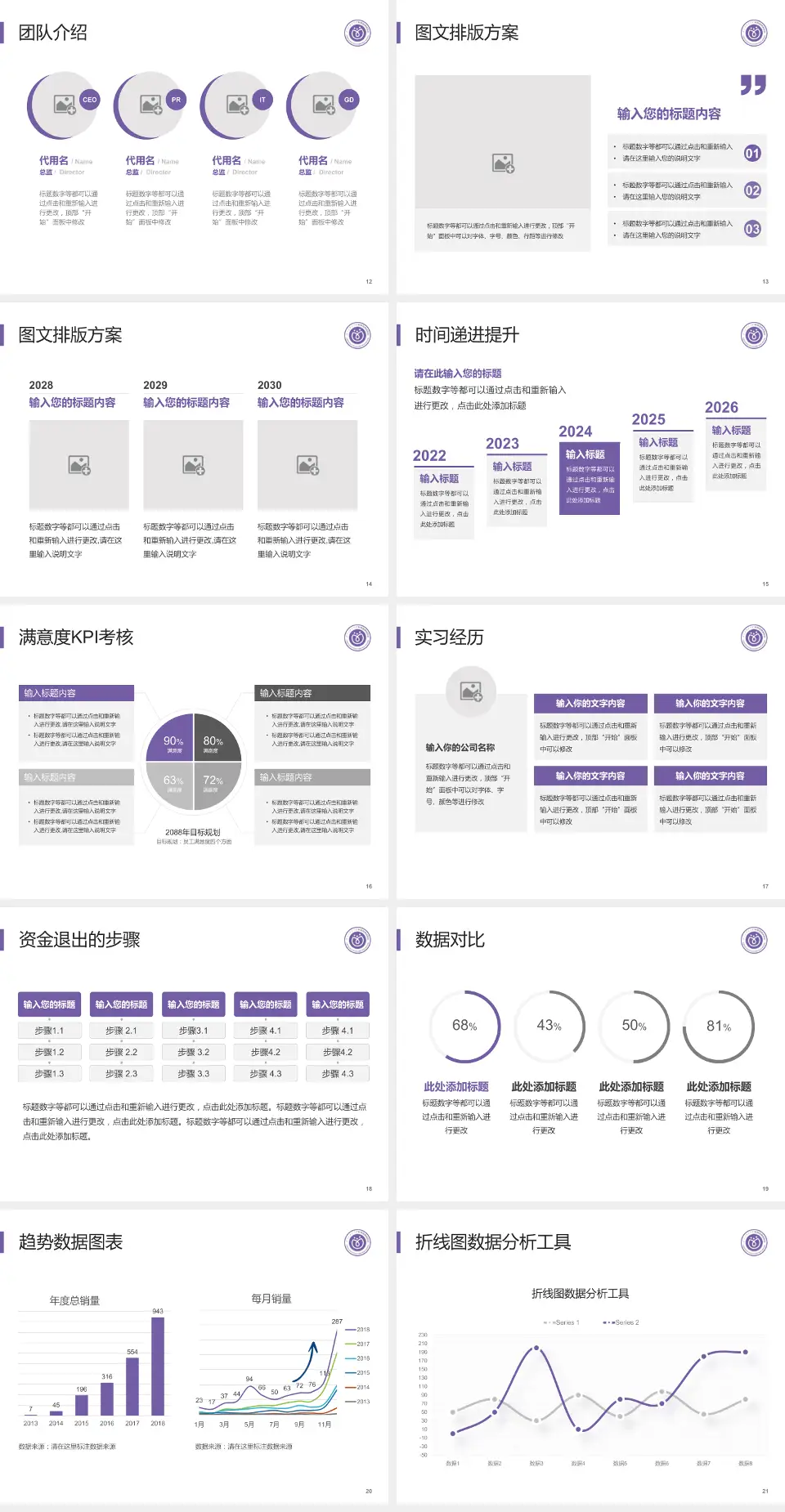 广东药科大学广州复星禅诚医院培训与教育PPT模板4:3格式幻灯片预览图3