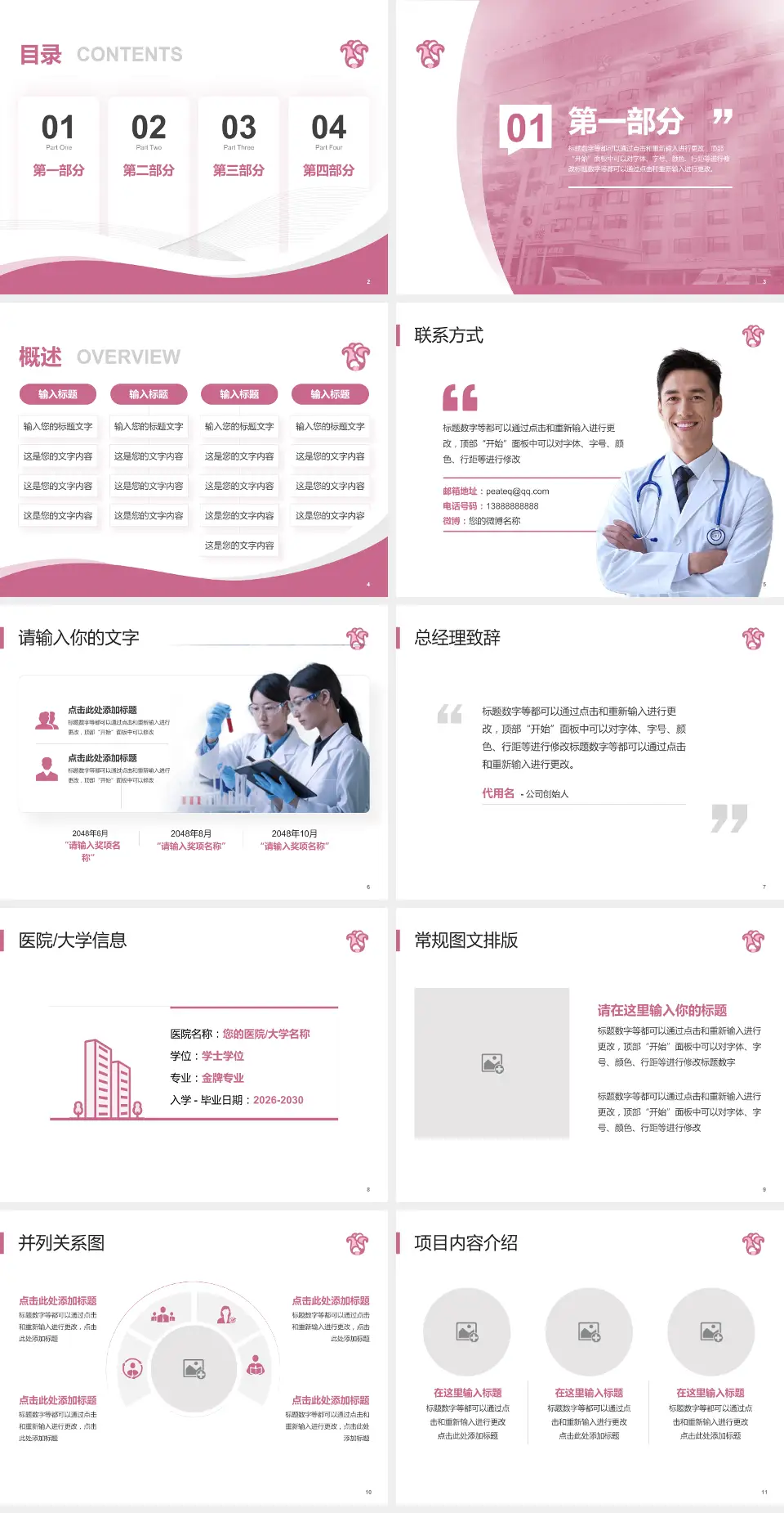 广东省妇幼保健院会议与研讨会PPT模板4:3格式幻灯片预览图2