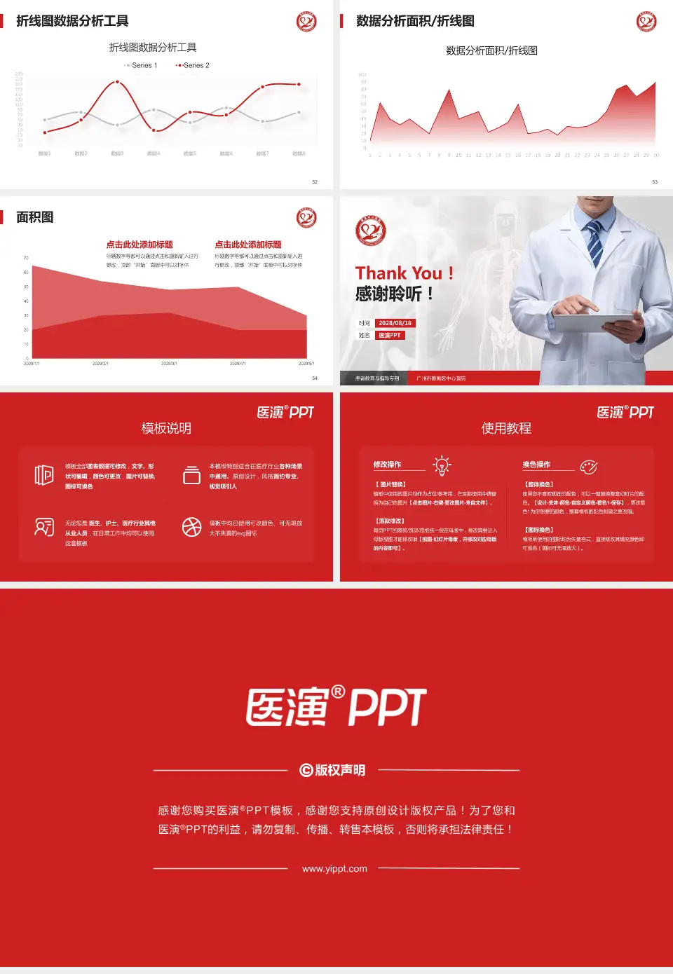 广州市番禺区中心医院患者教育与指导PPT模板16:9格式幻灯片预览图7