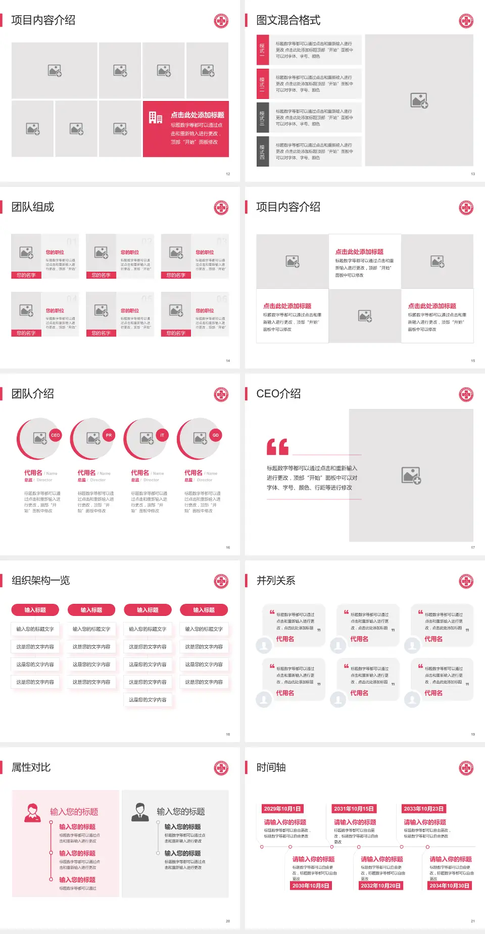 广州市天河区妇幼保健院患者教育与指导PPT模板4:3格式幻灯片预览图3
