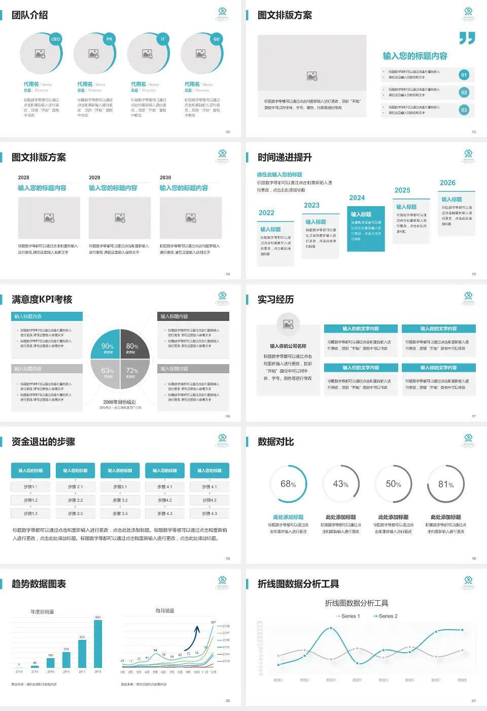 广州复大肿瘤医院培训与教育PPT模板16:9格式幻灯片预览图3