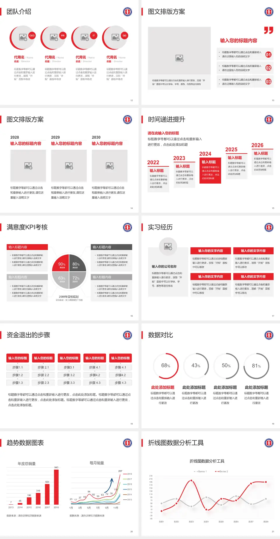 广州市南沙中心医院培训与教育PPT模板4:3格式幻灯片预览图3