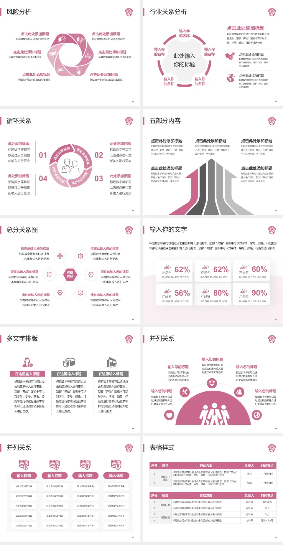 广东省妇幼保健院科室介绍与推广PPT模板4:3格式幻灯片预览图4