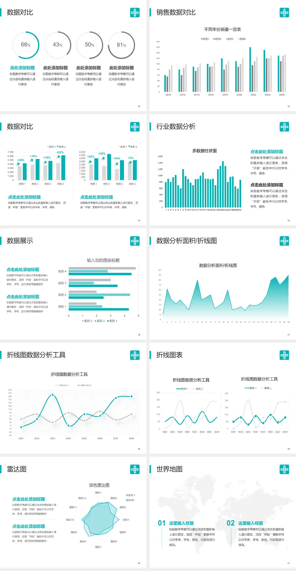 广东祈福医院会议与研讨会PPT模板4:3格式幻灯片预览图5