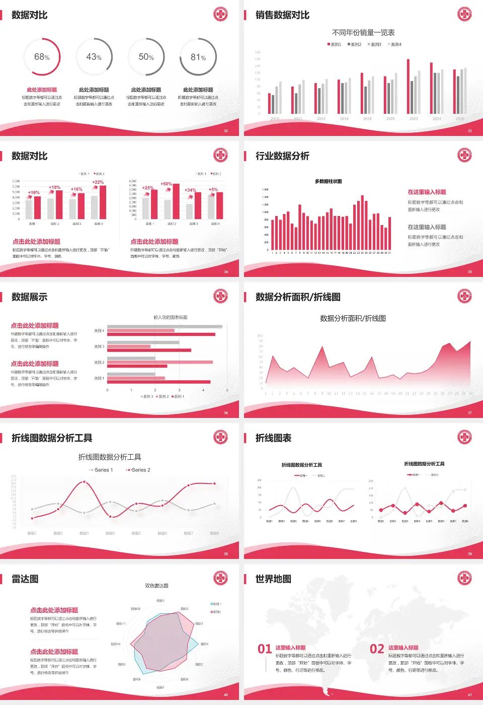 广州市天河区妇幼保健院会议与研讨会PPT模板16:9格式幻灯片预览图5