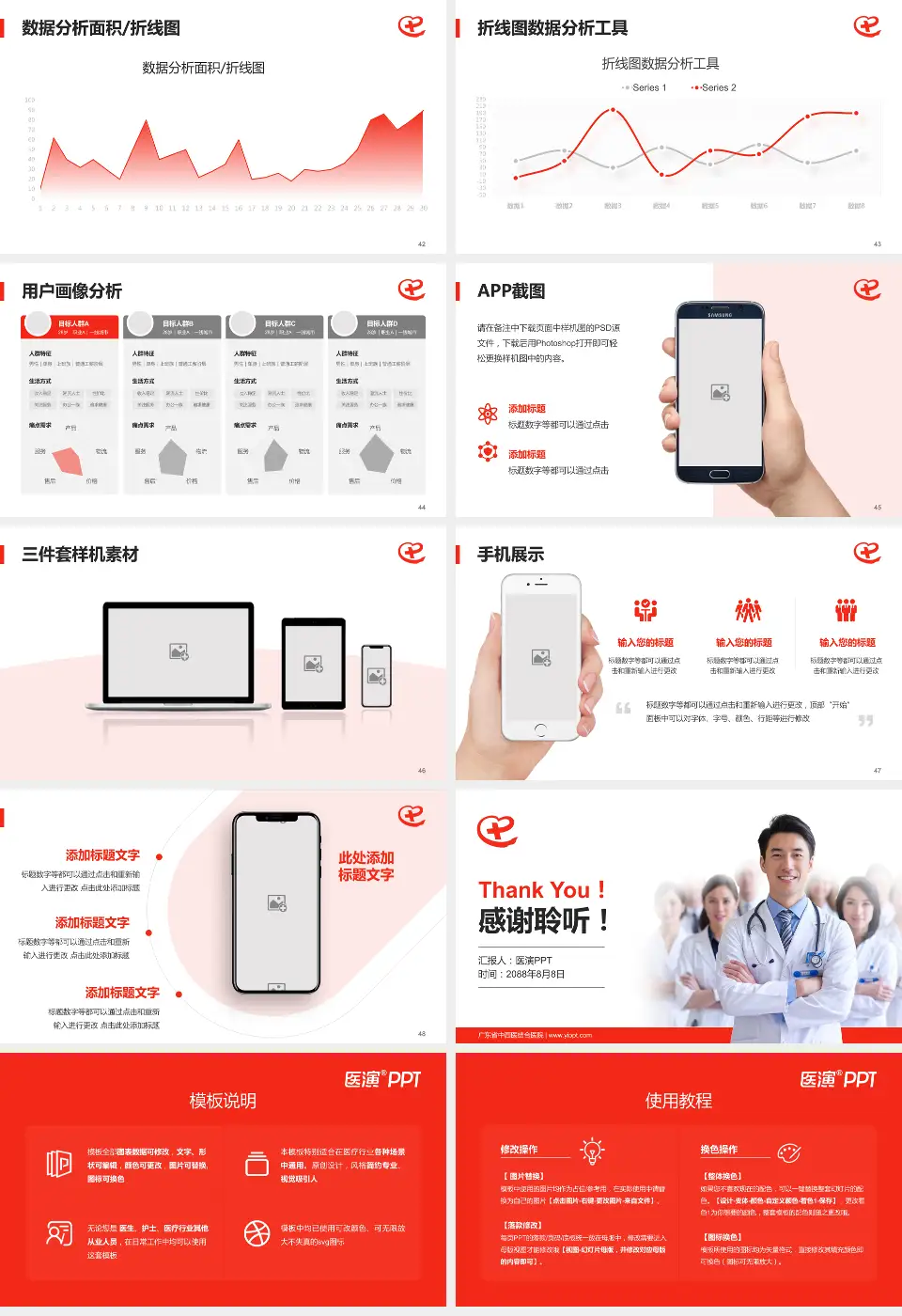 广东省中西医结合医院科室介绍与推广PPT模板16:9格式幻灯片预览图6