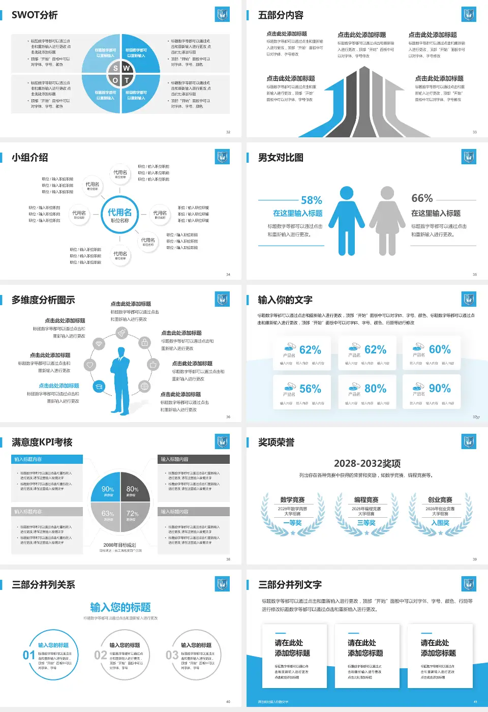 广州医科大学附属肿瘤医院医疗行业比赛专用PPT模板16:9格式幻灯片预览图5