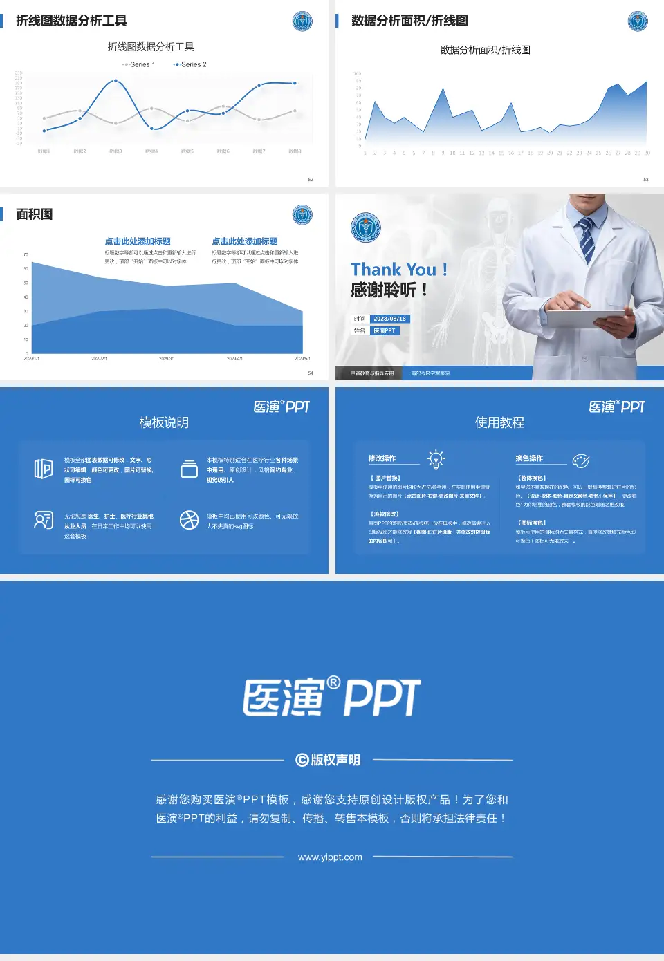 南部战区空军医院患者教育与指导PPT模板16:9格式幻灯片预览图7