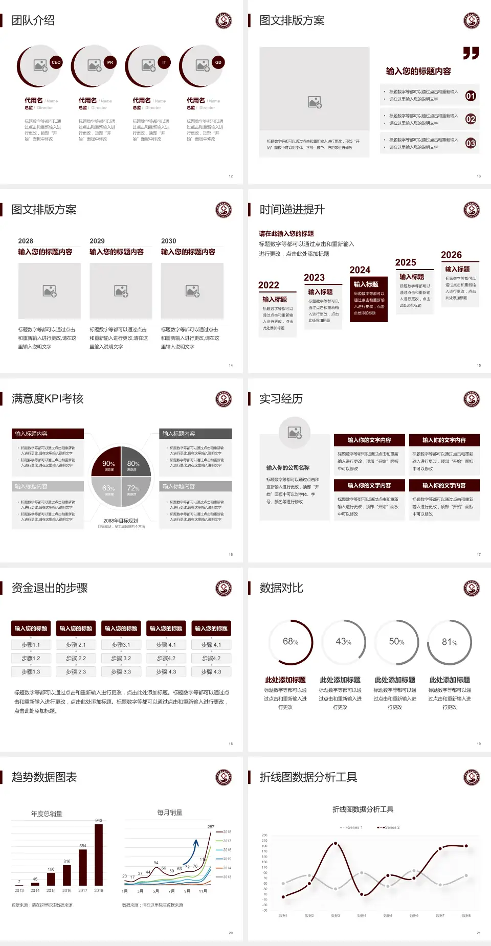 广州市南沙区中医医院培训与教育PPT模板4:3格式幻灯片预览图3
