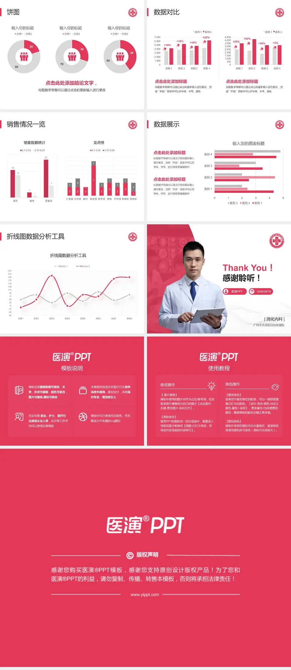 广州市天河区妇幼保健院病例分享与讨论PPT模板4:3格式幻灯片预览图4