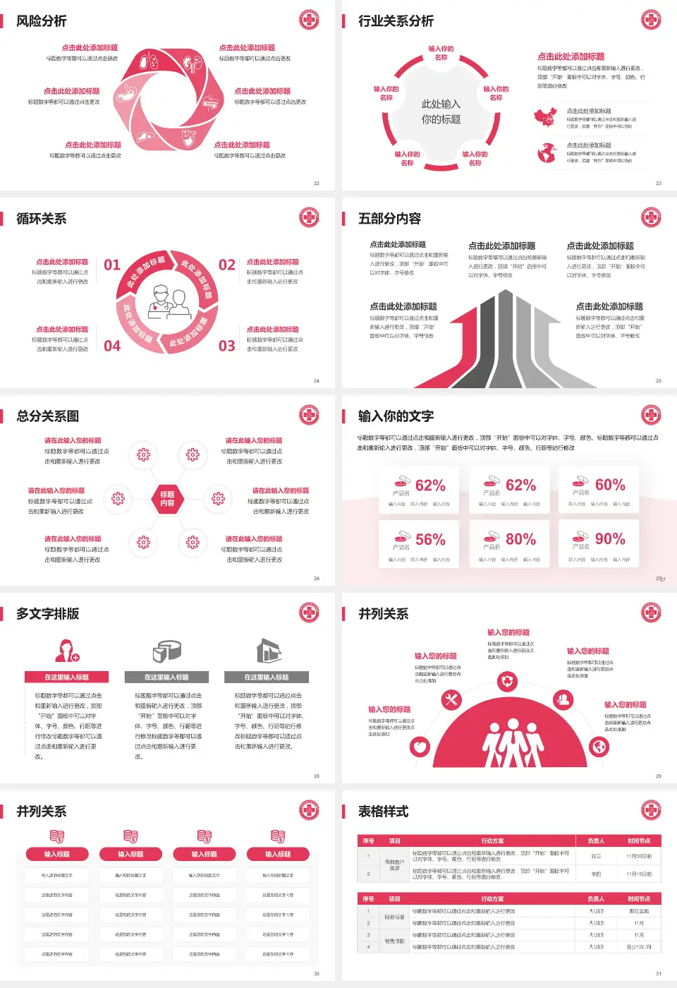 广州市天河区妇幼保健院科室介绍与推广PPT模板16:9格式幻灯片预览图4