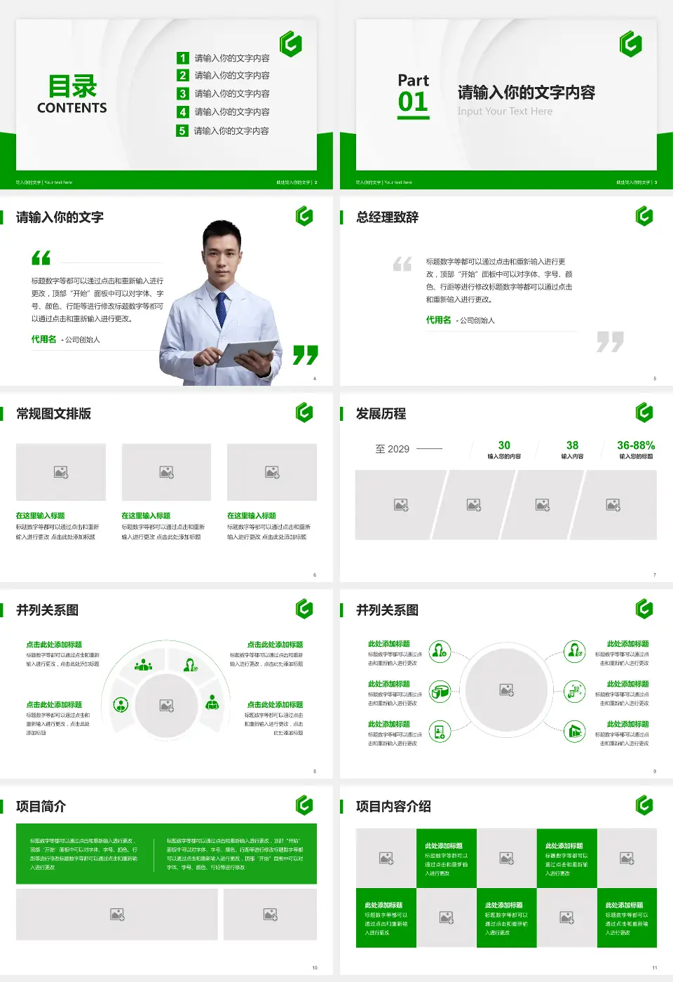 广东省水电医院医院管理报告PPT模板16:9格式幻灯片预览图2